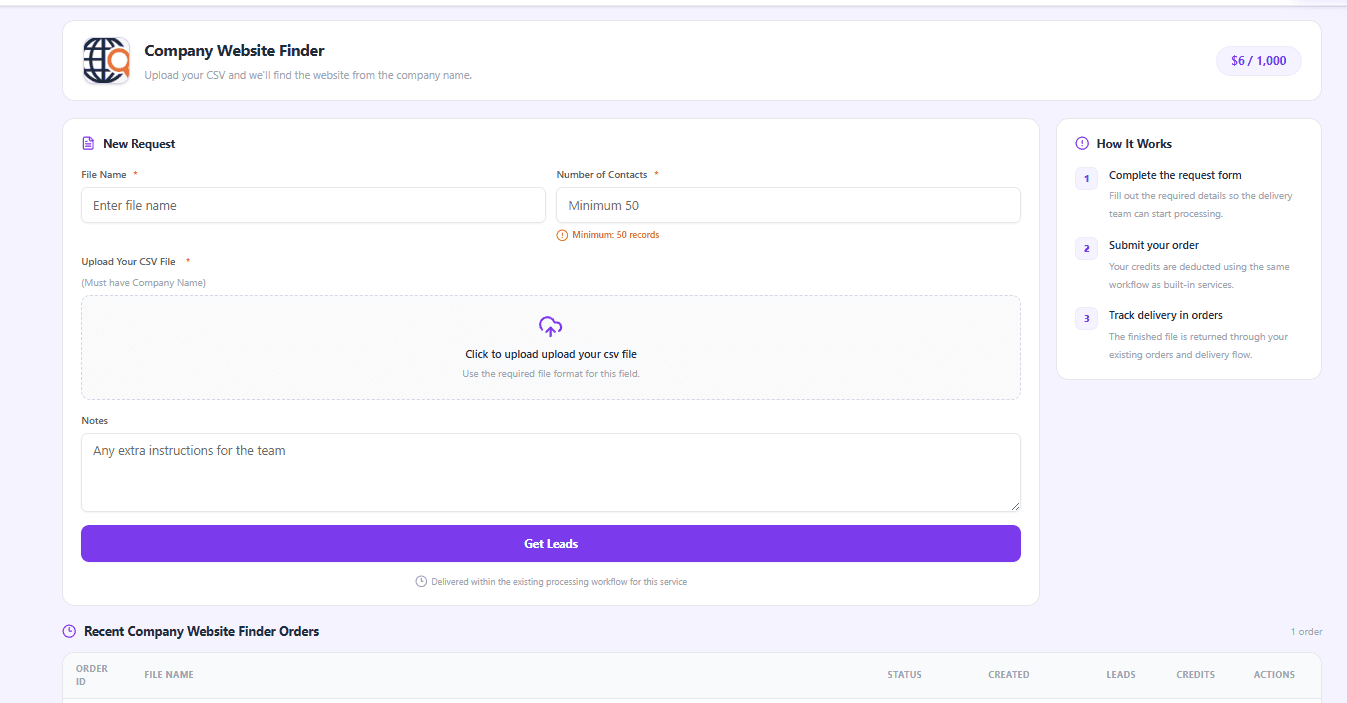 Company Website Finder - Find Official Company Domains