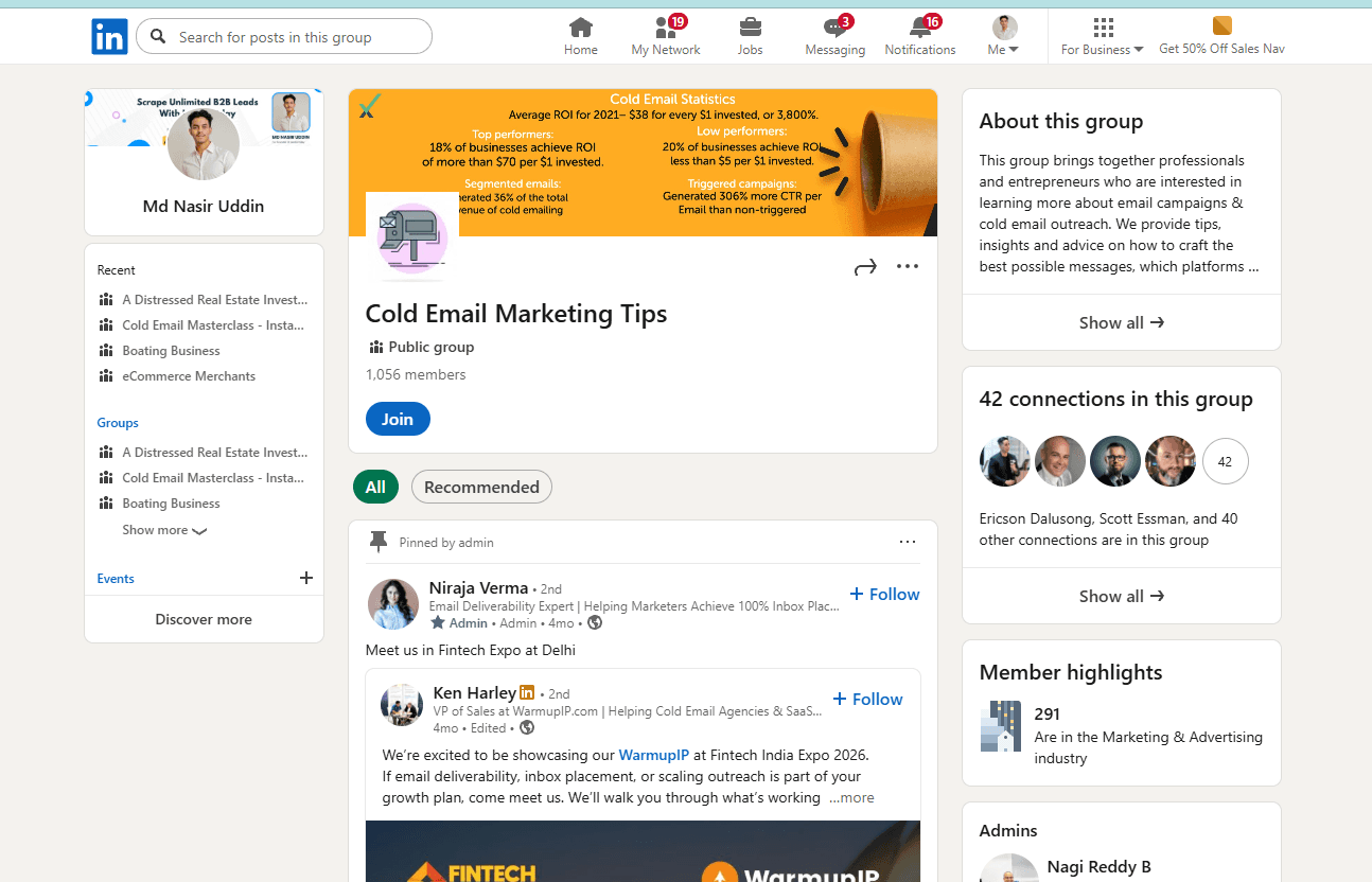 LinkedIn Group Scraper - Export Public Group Members
