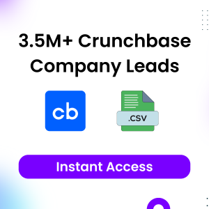 3.5M+ Crunchbase Company Leads