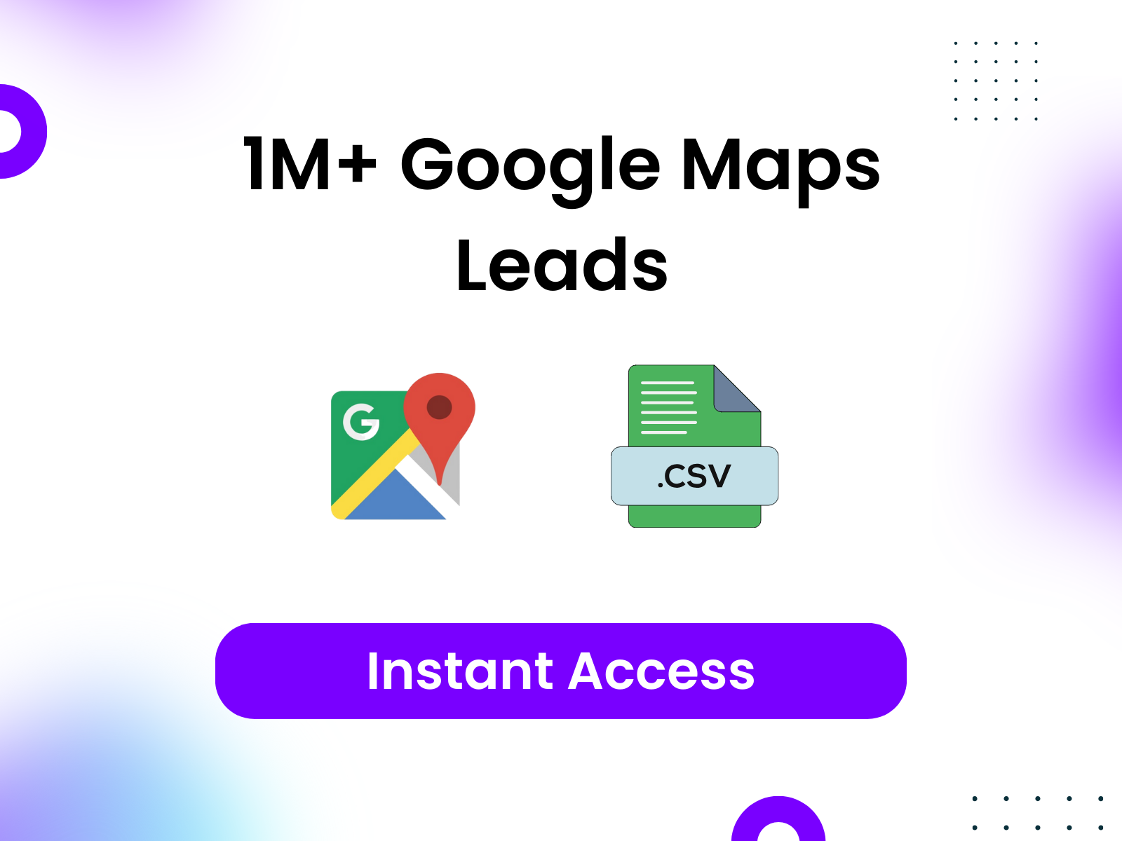 1M+ Google Maps Leads